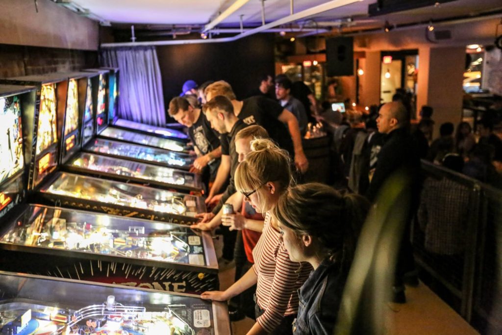 The American hipster bar vancouver best pinball