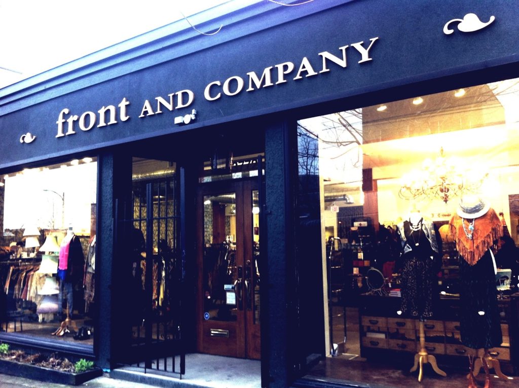 Front and Company Vancouver consignment best shopping fashion